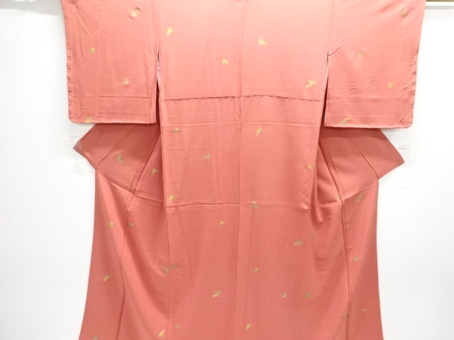 未使用品　藤蘭模様小紋着物